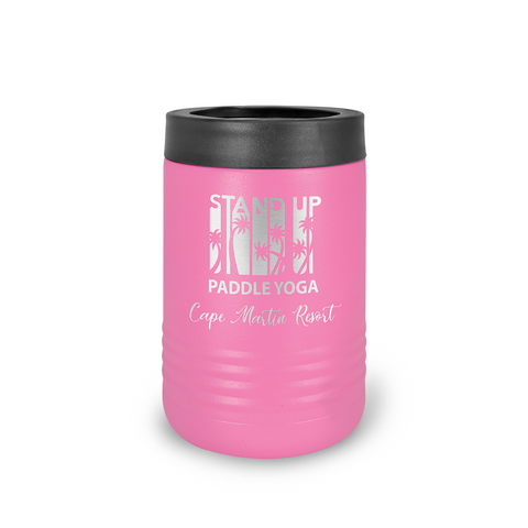 12 oz. Insulated Can Holder - Pink