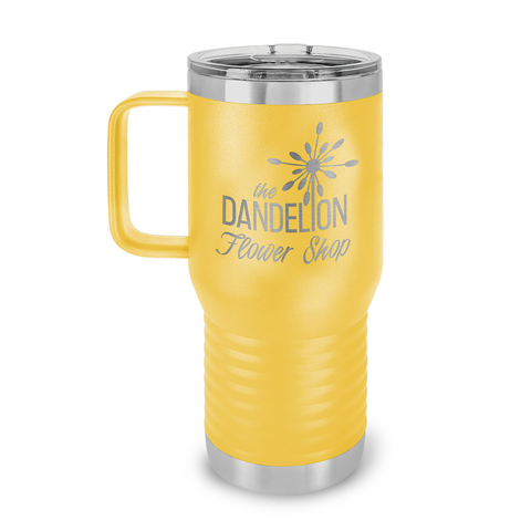 20 oz. Travel Mug Tumbler - Yellow