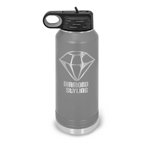 32 oz. Insulated Bottle - Charcoal