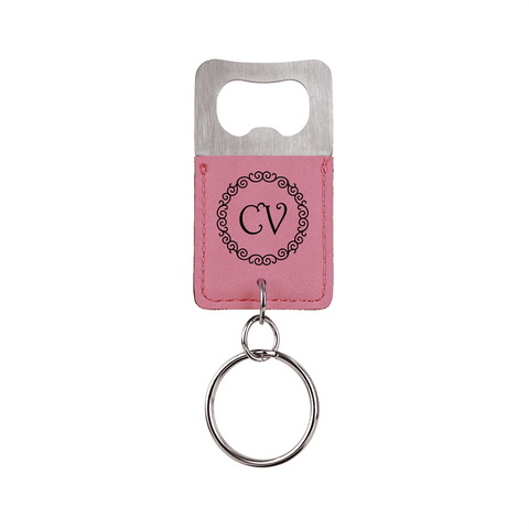 Keychain - Pink (Black Engraving)